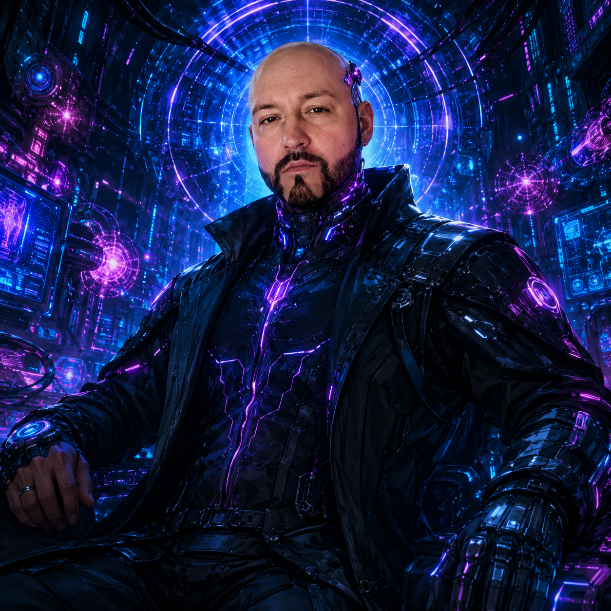 Cover von Micha, der Neural-Link-Overlord